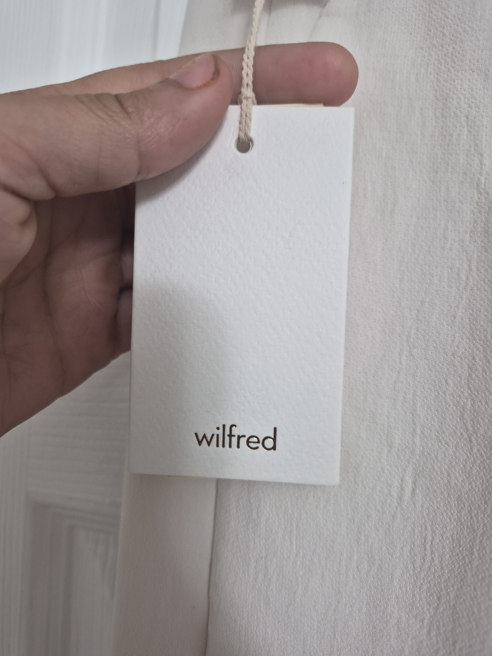 Wilfred Wide-Leg Cream Trousers - Picture 5 of 13